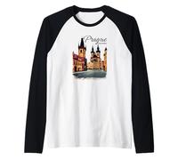Prague Sketch/Prague Raglan Baseball Tee