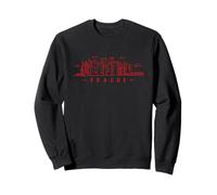 Prague Skyline design, Czech capital of Prague Sweatshirt