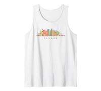 Prague Skyline Design, Czech Capital of Prague Tank Top
