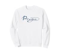 Prague writing design, Czech capital of Prague Sweatshirt