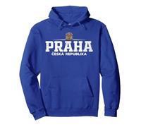 Praha/Prague Czech Republic/Ceska Republika Pullover Hoodie, Adult Unisex, Royal Blue, XX-Large