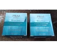 Prai MenoGlow Super Hydrating Sleep Crème 50ml X2 FASTP&P Calms Protects Hydrate