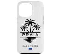 Praia Cabo Verde Island Cape Verde Palm Trees Souvenir Case for iPhone 13 Pro