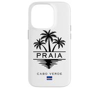 Praia Cabo Verde Island Cape Verde Palm Trees Souvenir Case for iPhone 14 Pro
