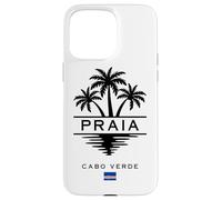Praia Cabo Verde Island Cape Verde Palm Trees Souvenir Case for iPhone 15 Pro Max