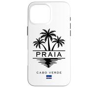 Praia Cabo Verde Island Cape Verde Palm Trees Souvenir Case for iPhone 16 Pro Max