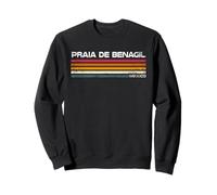 Praia De Benagil Portugal Retro Stripes Vintage Travel Sweatshirt
