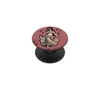 Prairie Belly Dancer Goddess Floral Belly Dancing Class PopSockets Adhesive PopGrip