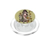 Prairie Belly Dancer Goddess Floral Belly Dancing Class PopSockets PopGrip for MagSafe