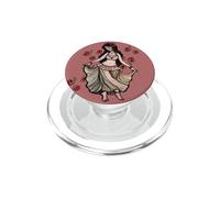 Prairie Belly Dancer Goddess Floral Belly Dancing Class PopSockets PopGrip for MagSafe
