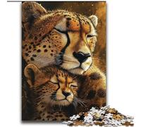 Prairie Cheetah Jigsaw Puzzles for Adults Teenagers Jigsaws Puzzle, Challenging Game Toys Wall Decoration Unique Birthday And Xmas Gifts (70x100cm)