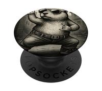 Prairie Dog Sunglasses Rock Music Funny Retro Cool PopSockets Adhesive PopGrip