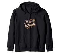 Prairie Dreams Western Wheat Country Spirit Zip Hoodie