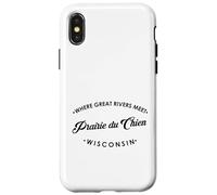 Prairie du Chien WI Where Great Rivers Meet Case for iPhone X/XS