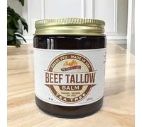 Prairie Fire Candles Beef Tallow Balm - 4 oz - Organic Grass Fed - Moisturizing Skin Care Tea Tree - 4 oz