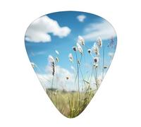 prairie flower Patterned guitar picks - (thin/medium/thick) free to choose, suitable for all kinds of string instruments,