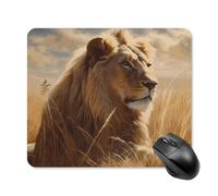 Prairie Lion Square Mouse Pad Portable Computer Mousepad with Non-Slip Rubber Base 25 * 30cm Ultra-Thin Gaming Mouse Mat for Computer Laptop Office Desk Accessories