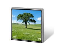 Prairie Lone Tree Brooch Pins Aluminum Alloy Lapel Pins for Men Women Badge Button Decorative Jewelry Charms for Hats Bags Backpacks Suits Shirts Scarves Clothing Accessories Gift