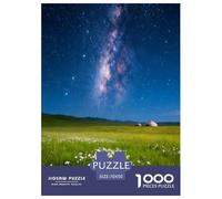 Prairie Milky Way 1000 Piece Jigsaw Puzzles Fun Challenging Modern Paisaje Family Activity Game Beautiful Decoration for Women Men 70x50cm/1000pcs