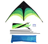 Prairie Triangle Kite, Kites for Kids and Adults, Easy to Assemble and Fly with Spiral Tail, 1.6m Long Durable Kite for Family Outdoor Games, 210T Polyester Material with FRP Rod
