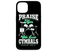 Praise Him With Loud Cymbals Drumming Christian Drummer Case for iPhone 13