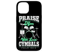 Praise Him With Loud Cymbals Drumming Christian Drummer Case for iPhone 14
