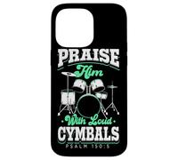 Praise Him With Loud Cymbals Drumming Christian Drummer Case for iPhone 14 Pro Max