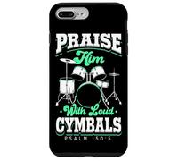 Praise Him With Loud Cymbals Drumming Christian Drummer Case for iPhone 7 Plus/8 Plus