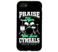 Praise Him With Loud Cymbals Drumming Christian Drummer Case for iPhone SE (2020) / 7/8