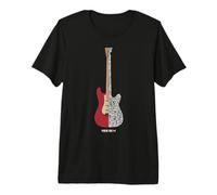 Praise him with Strings Psalm 150 Electric E-Guitar Player Premium T-Shirt
