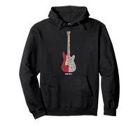 Praise him with strings Psalm 150 Electric E-Guitar Player Pullover Hoodie