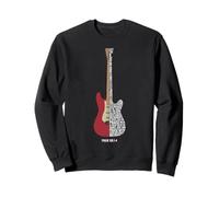 Praise him with strings Psalm 150 Electric E-Guitar Player Sweatshirt