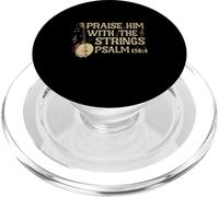 Praise Him With The Strings Banjo Bluegrass Music Worship PopSockets PopGrip for MagSafe