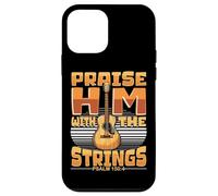 Praise Him With The Strings Bible Psalm Christian Guitar Case for iPhone 12 mini