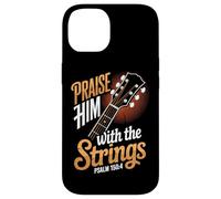 Praise Him With The Strings Bible Psalm Christian Guitar Case for iPhone 14