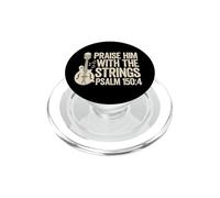 Praise Him With The Strings Christian Musician Mandolin PopSockets PopGrip for MagSafe
