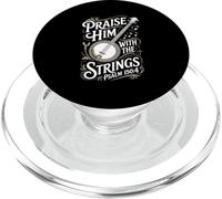 Praise Him With The Strings Psalm 150:4 Banjo PopSockets PopGrip for MagSafe