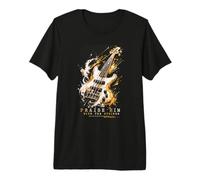 Praise Him with The Strings Psalm 150 for Bass Guitar Premium T-Shirt