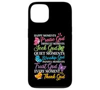 Praise Seek Worship Trust Thank God Bible Religous Quote Case for iPhone 13