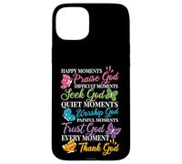Praise Seek Worship Trust Thank God Bible Religous Quote Case for iPhone 15 Plus