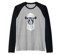 Praise The Gym Raglan Baseball Tee