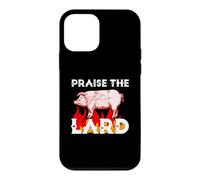 Praise The Holy Lard Funny Pig BBQ Grilling Pork Lover Meme Case for iPhone 12 mini