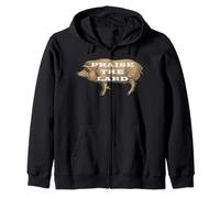 Praise the Lard Lord Pork Belly Porc Charcuterie Pate Zip Hoodie