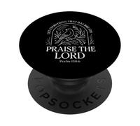 Praise The Lord Boho Floral Bible Verse Christian PopSockets Adhesive PopGrip