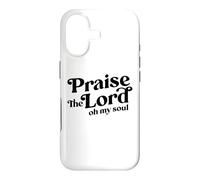 Praise The Lord Oh My Soul, Worshiper Back Print Christian Case for iPhone 17