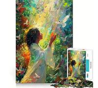 Praise The Lord Painting Teenagers 1000 Piece Jigsaw Puzzle Memory Gain Light Relax Design Assembly Wall Art Decor (38x52cm)