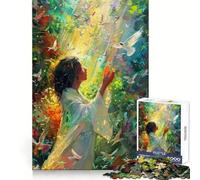 Praise The Lord Painting Teenagers 1000 Piece Jigsaw Puzzle Memory Gain Light Relax Design Assembly Wall Art Decor (38x52cm)