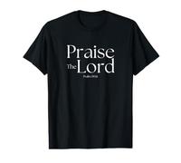 Praise the Lord Psalm 150:6 Christian Bible Verse Design Value Graphic T-Shirt
