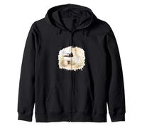 Praise the Risen King - Easter & Faith-Inspired Design Zip Hoodie