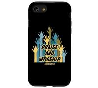 Praise & Worship Hands Christian Faith Religious Inspiration Case for iPhone SE (2020) / 7/8
